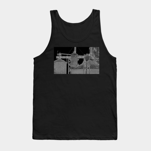 Industrial Shapes Tank Top by LaurieMinor